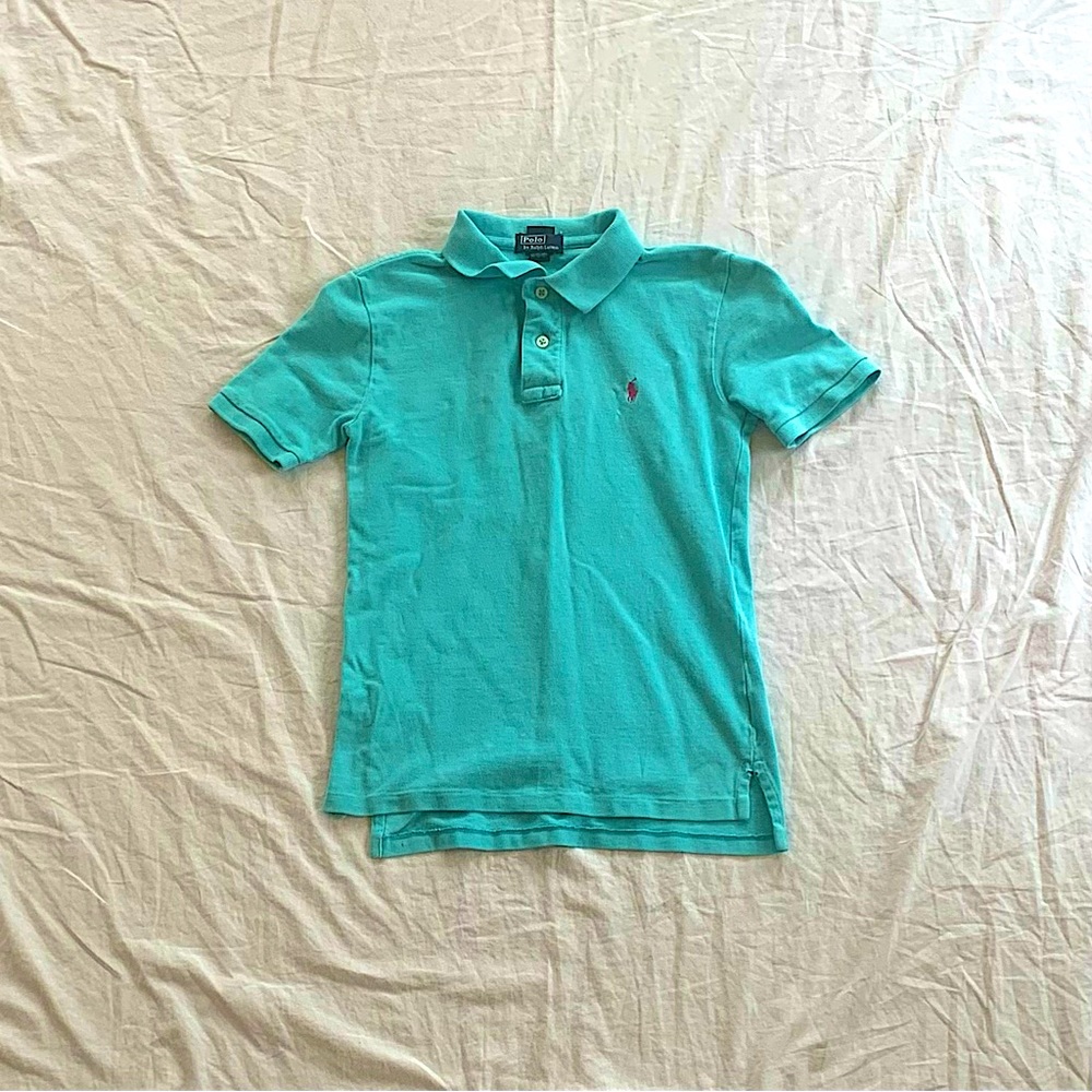 Boys blue polo